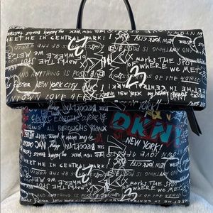 DKNY TILLY Graffiti BackPack